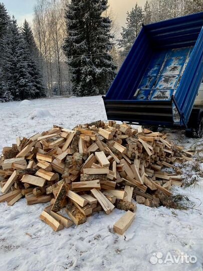 Сухие березовые дрова