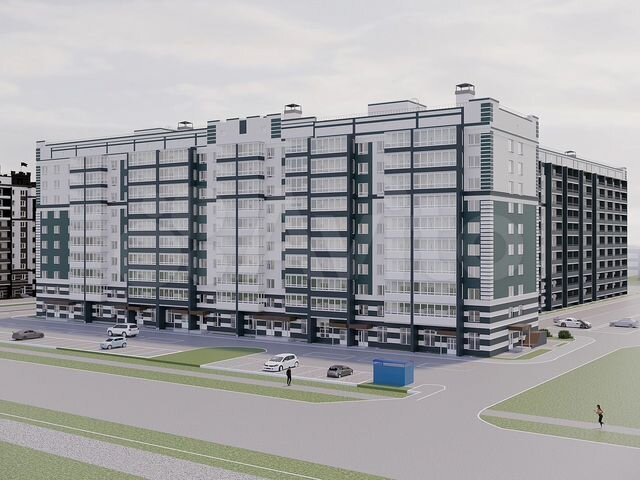 2-к. квартира, 64,6 м², 6/10 эт.