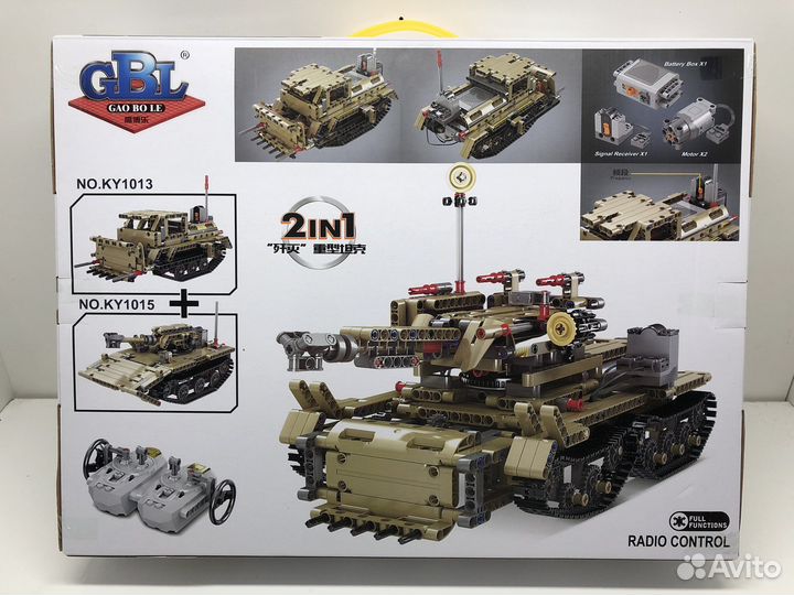 Радиоуправляемый конструктор Танк ky1013