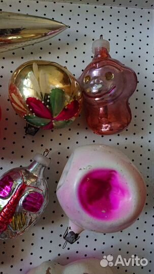 Стрекоза Гном Шар елочные игрушки СССР