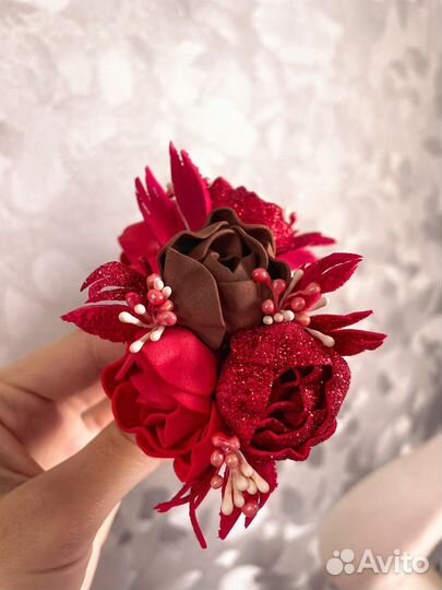 Резиночки для волос ручной работы