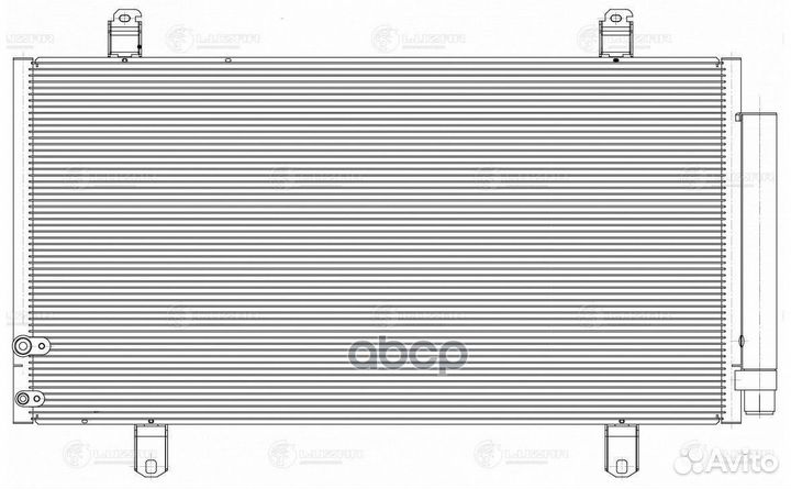 Радиатор кондиц. с ресивером для а/м Toyota Cam
