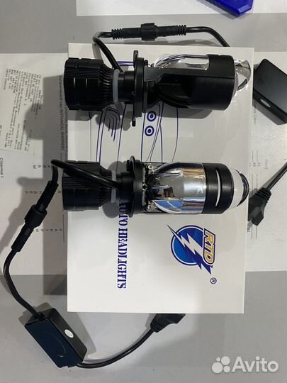 LED-Лампы H4 с линзой ближнего и дальнего света