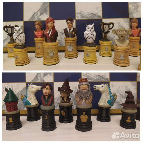 Шахматы Гарри Поттер ручная работа Эксклюзив