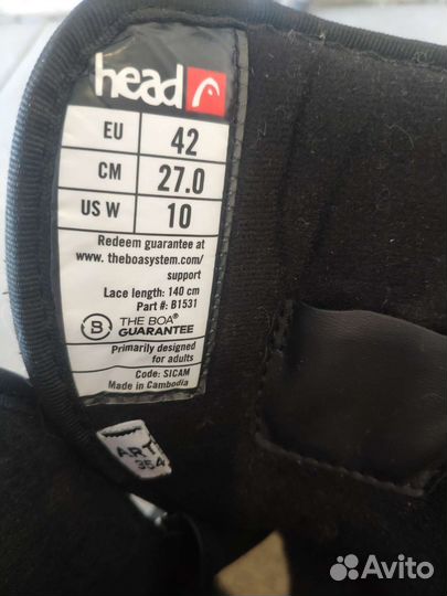 Сноубордические ботинки Head. 42