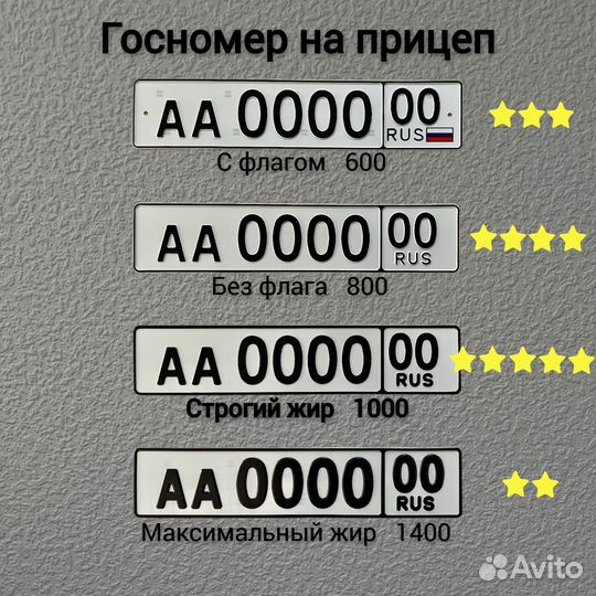 Изготовление дубликат гос номер Петрозаводск