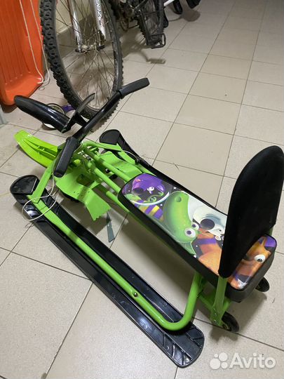 Снегокат с колёсами