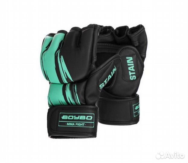 Перчатки MMA BoyBo Stain BGM311Flex голубой S