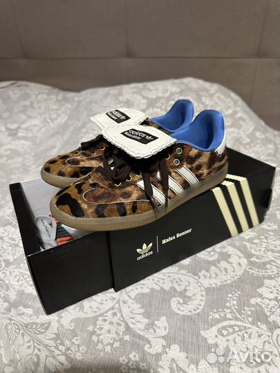 Кеды adidas samba леопардовые