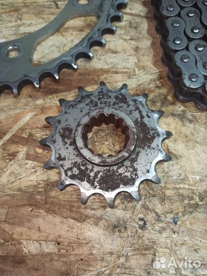 Cbr600f4i 01-07 цепь звезды комплект