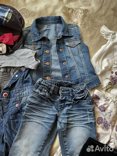 Джинсы для девочки 98