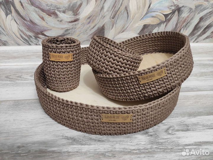 Декоративный поднос, корзина,стаканчик, конфетница