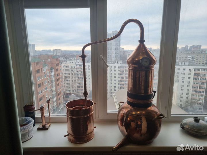 Дистиллятор Аламбик медный(самогонный аппарат)