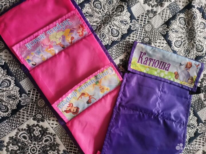 Карман на шкафчик в детском садике для Катюши