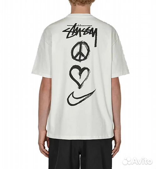 Футболка Nike x Stussy - Peace, Love, Swoosh