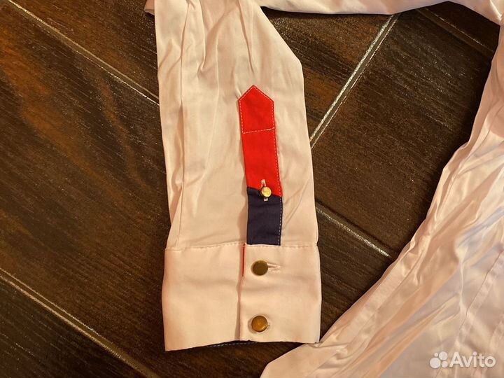 Белая стрейч блузка Di’she, размер 40