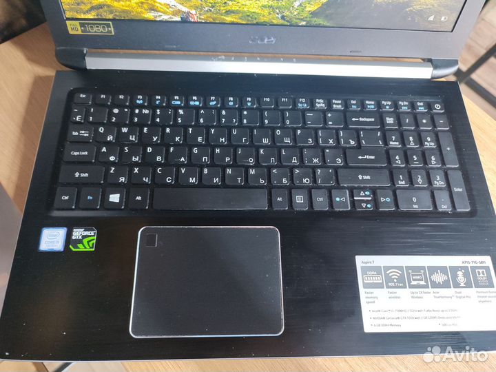 Игровой ноутбук Acer Aspire A715-71G