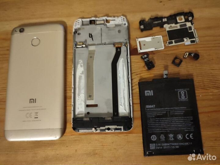 Xiaomi Redmi 4X камеры корпус акумулятор и др