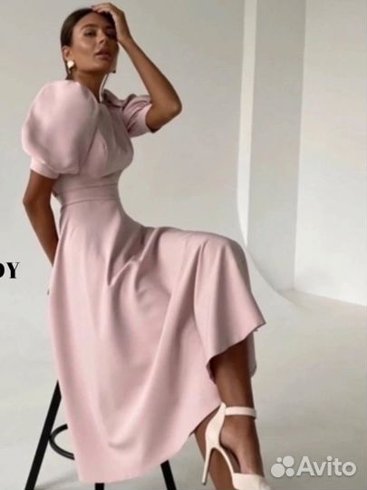 Вечернее платье миди 42 44