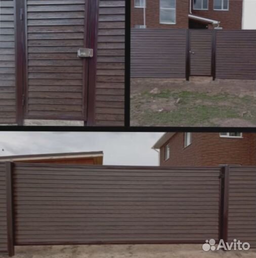 Откатные\Распашные ворота с монтажом с покраской