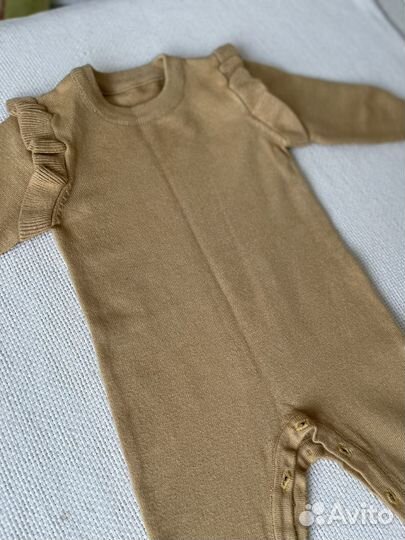 Комбинезон вязаныц для девочки 68