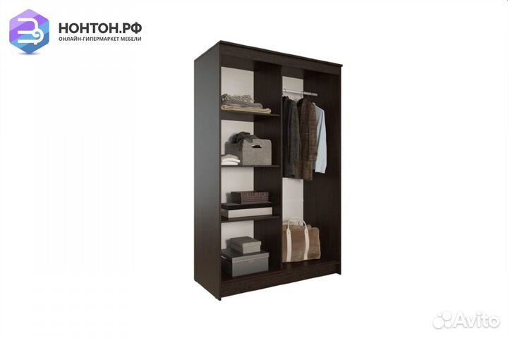 Шкаф-купе Элегант 6 венге / лоредо