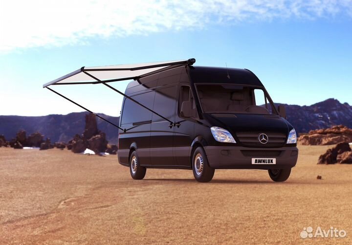 Маркиза автомобильная риф 4,0х2,5 м кассетная с эл