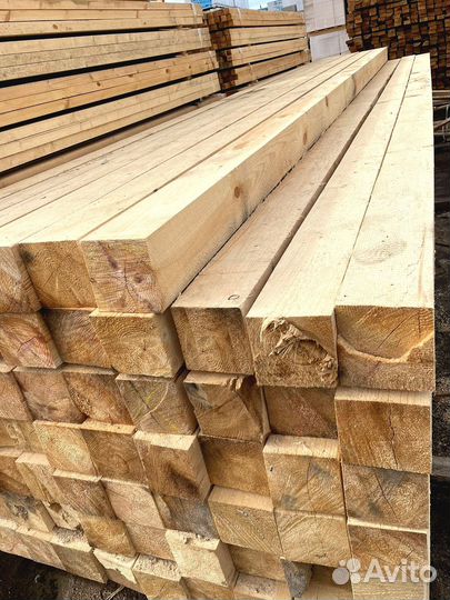 Доска обрезная 50х100х6000мм ГОСТ