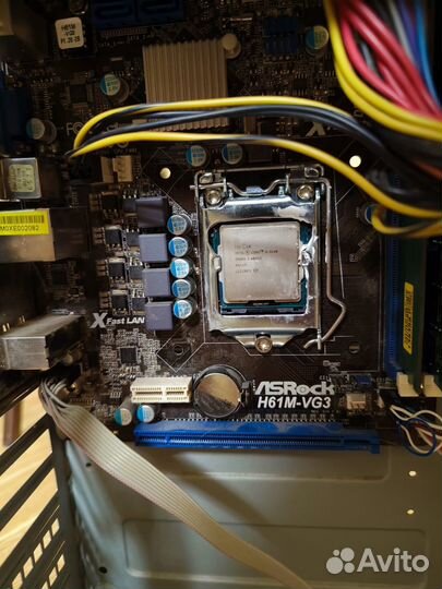 Процессор i3-3240 c материнкой asrock h61m-vg3