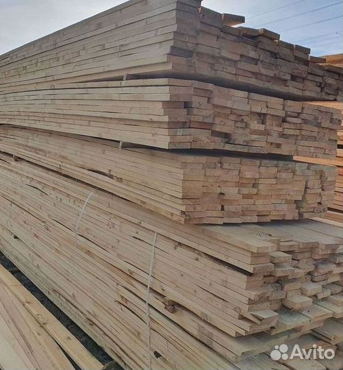 Доска обрезная естественной влажности