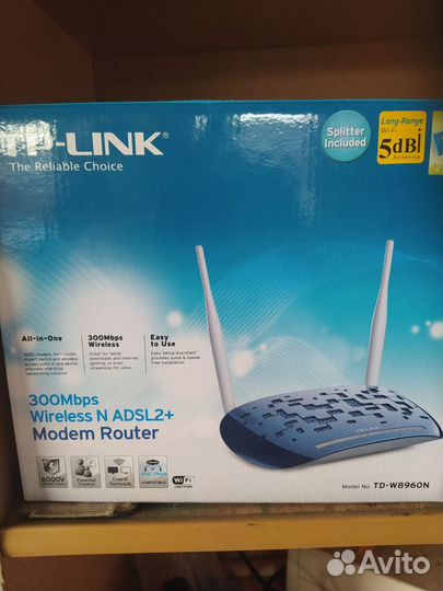 Wifi роутер tp link TD-W8960N