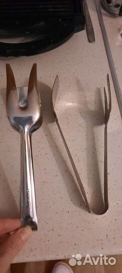 Вилка щипцами