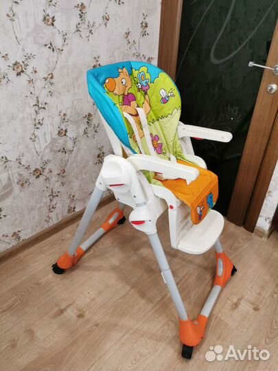 Стульчик для кормления chicco polly 2 in 1