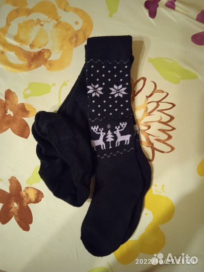 Новые махровые колготки на девочку 116 /122