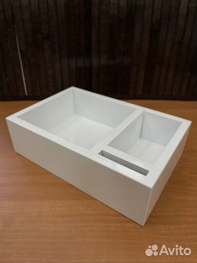 Салфетница органайзер белая