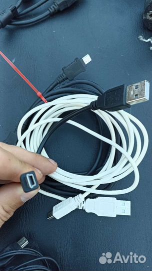 Блоки питания USB mini, кабель micro usb