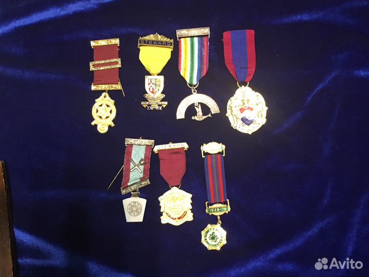 Массонские знаки,медали,пр