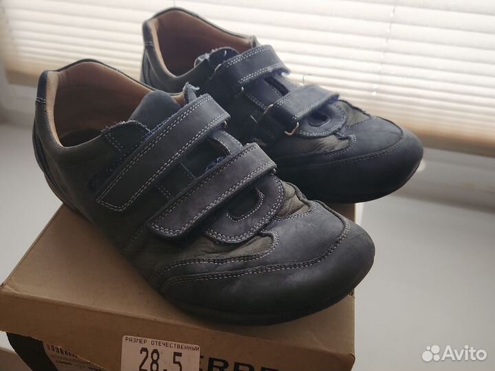 Ботинки для мальчика натуральная кожа 35 размера
