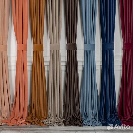 Шторы бархат Богема готовые и на заказ