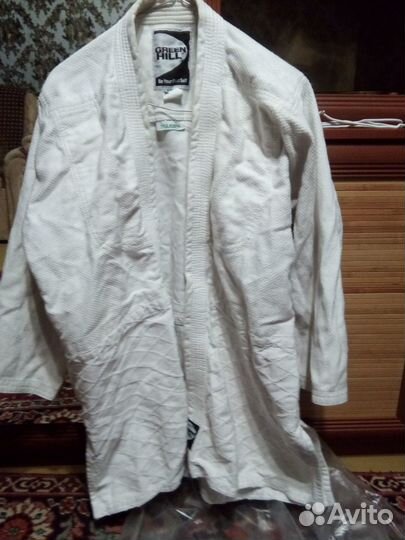 Кимоно для дзюдо 170 полнота 4. белое