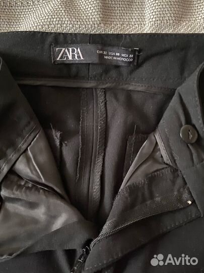 Брюки черные Zara размер XS