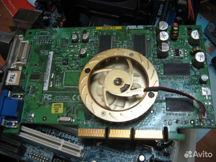 Видеокарта AGP Asus V9520/TD