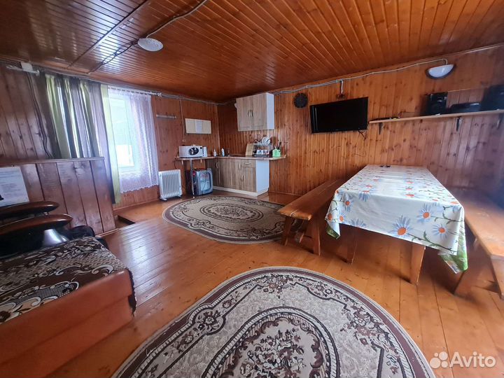 Русская баня 70м2 на дровах, караоке