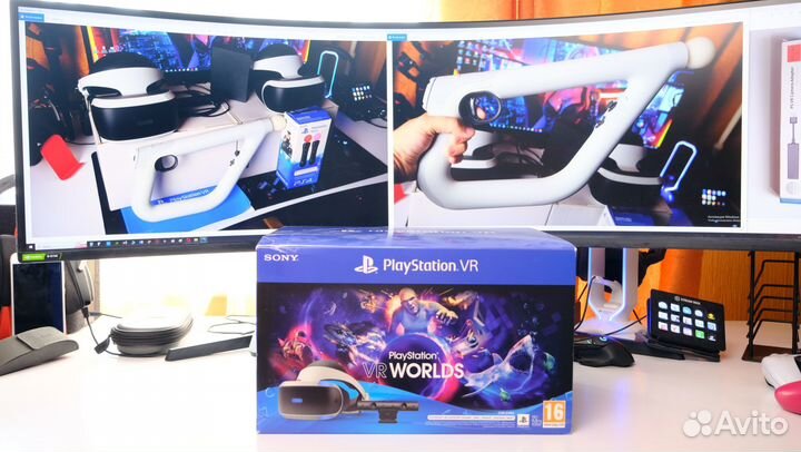 Шлем PS VR CUH-ZVR2 (2 ревизия идеал) и аксессуары