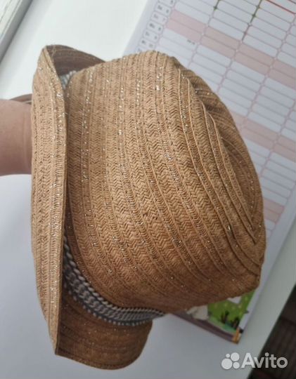 Новая детская соломенная шляпа Next 104 с бирками