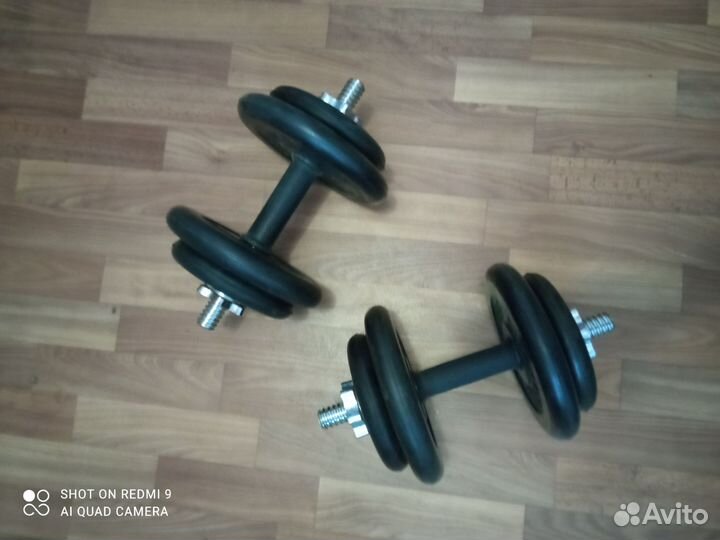 Гантели разборные по 17кг