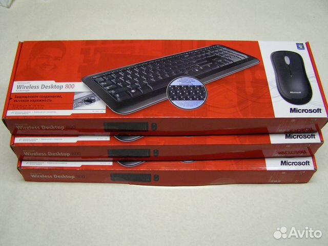 Беспроводной комплект клавиатура и мышь (новый)