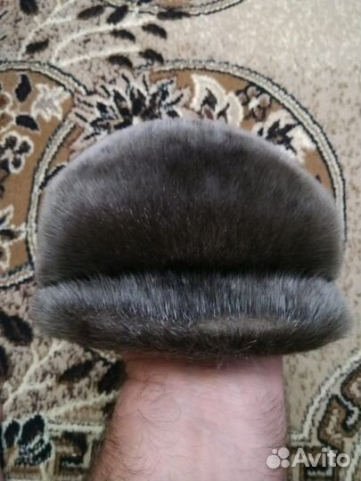Меховая мужская кепка