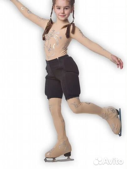 Защитные шорты для фигурного катания S