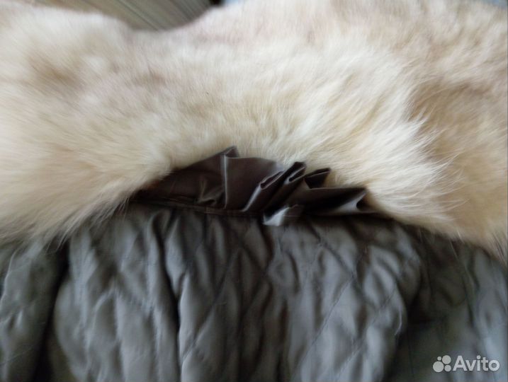 Шуба нутрия с песцом 54-56 р